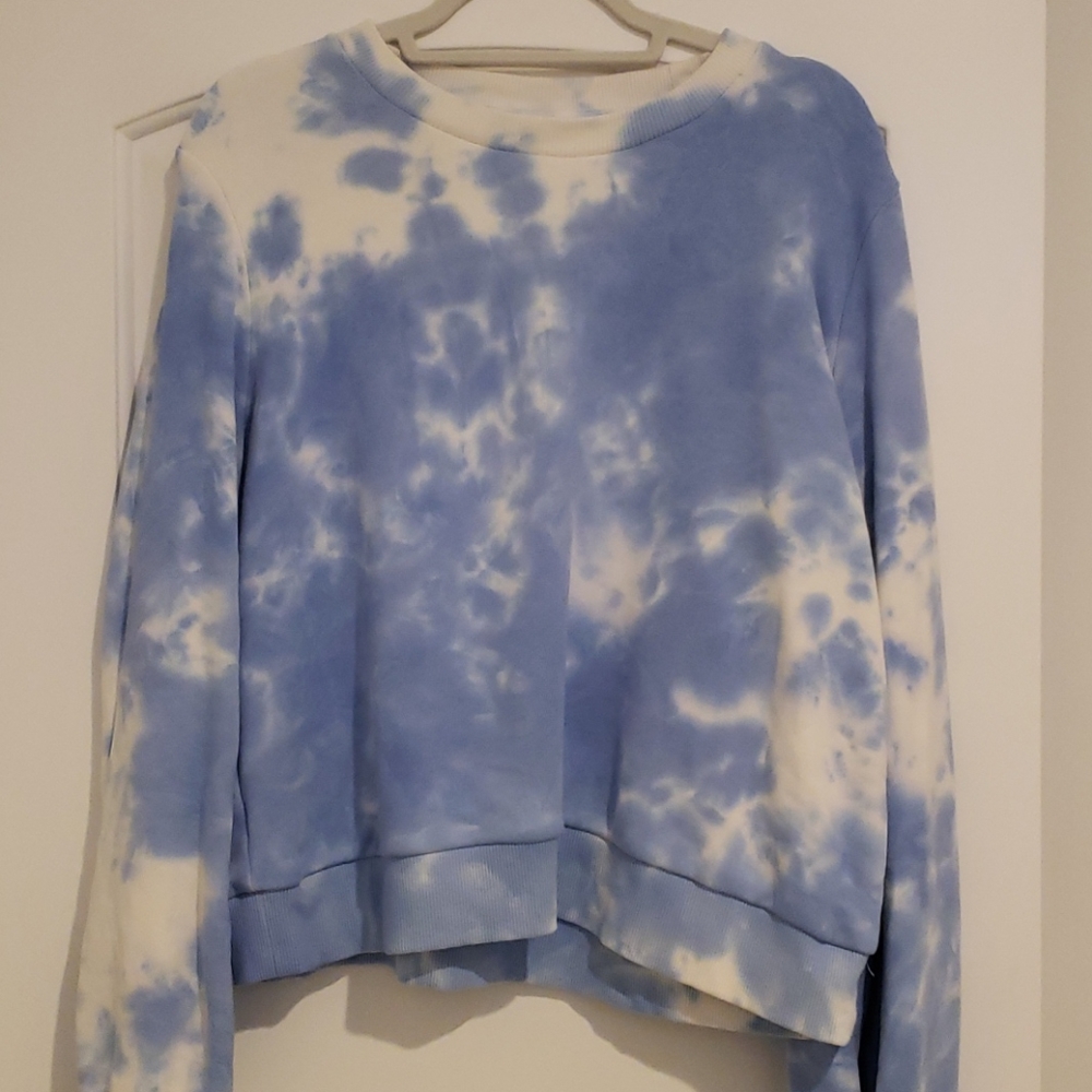 Blue tie dye